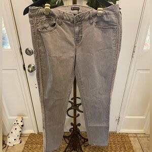 ND Velvet Trim Tuxedo Jeans Light Gray 12R 12
